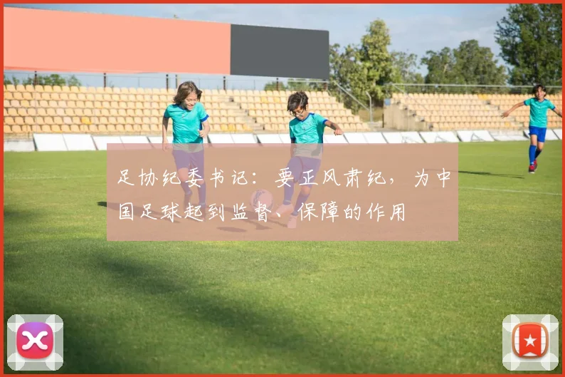 足协纪委书记：要正风肃纪，为中国足球起到监督、保障的作用
