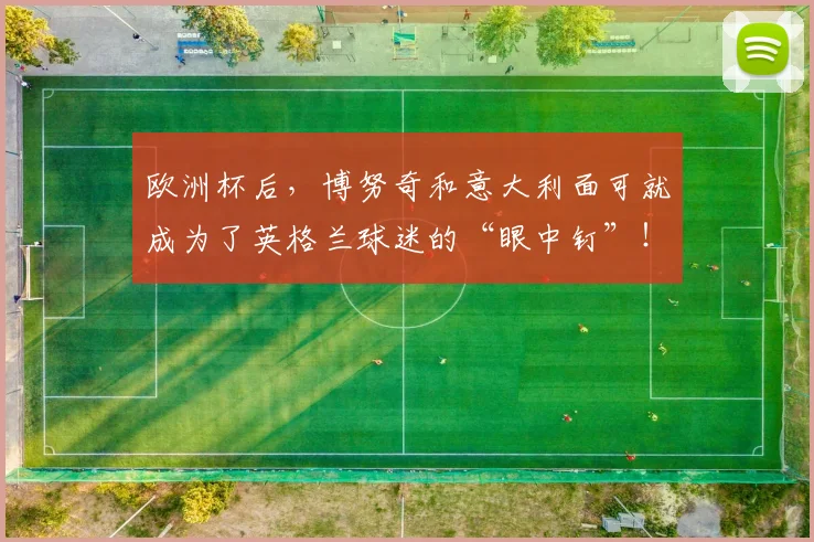 欧洲杯后，博努奇和意大利面可就成为了英格兰球迷的“眼中钉”！